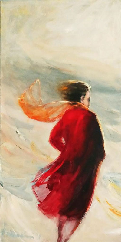 Mio Kupka – Bild mit Frau in rot