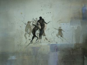 Ingrid Bertrand – Tanz – Aquarell